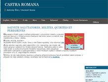 Tablet Screenshot of castraromana.cz